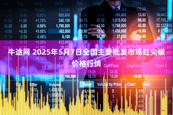 牛途网 2025年5月7日全国主要批发市场红尖椒价格行情