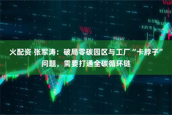 火配资 张军涛：破局零碳园区与工厂“卡脖子”问题，需要打通全碳循环链