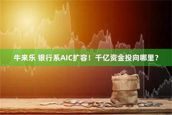 牛来乐 银行系AIC扩容！千亿资金投向哪里？